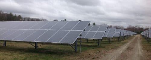 Community Shared Solar array