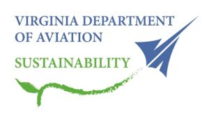 Virginia Department of Aviation Sustainability Logo