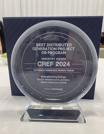 CREF Award Crystal for Best Distributed Generation Project or Program