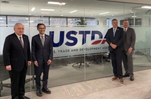 Members of USTDA and the Government of the Philippines standby for the official signing of the Subic-Clark-Batangas Railway Project.